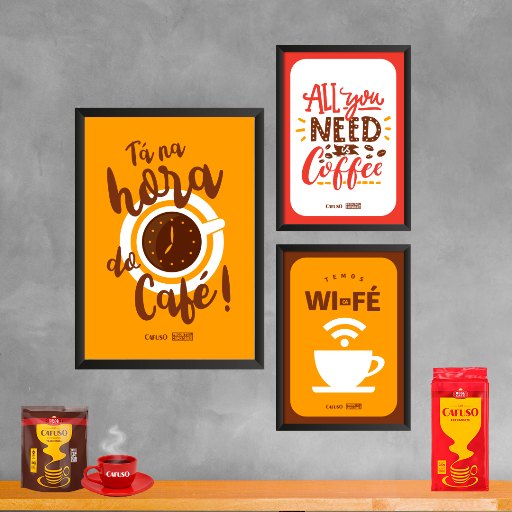 Cantinho do café: 5 quadros para imprimir e decorar o espaço - CAFUSO