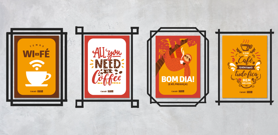 Cantinho do café: 5 quadros para imprimir e decorar o espaço - Café Cafuso  | Realcafé